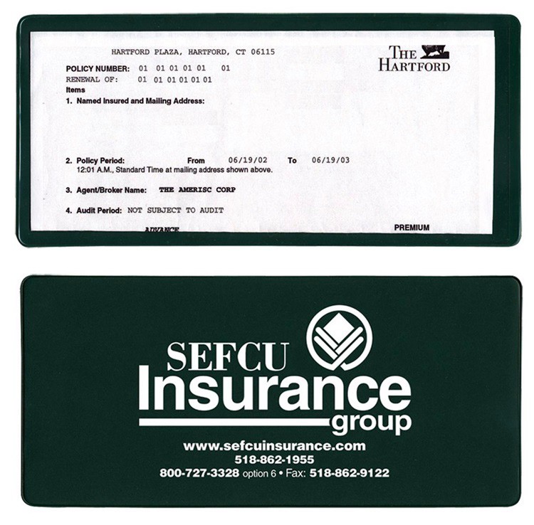 Large Policy/Lottery Ticket Holder (open on short side) 2