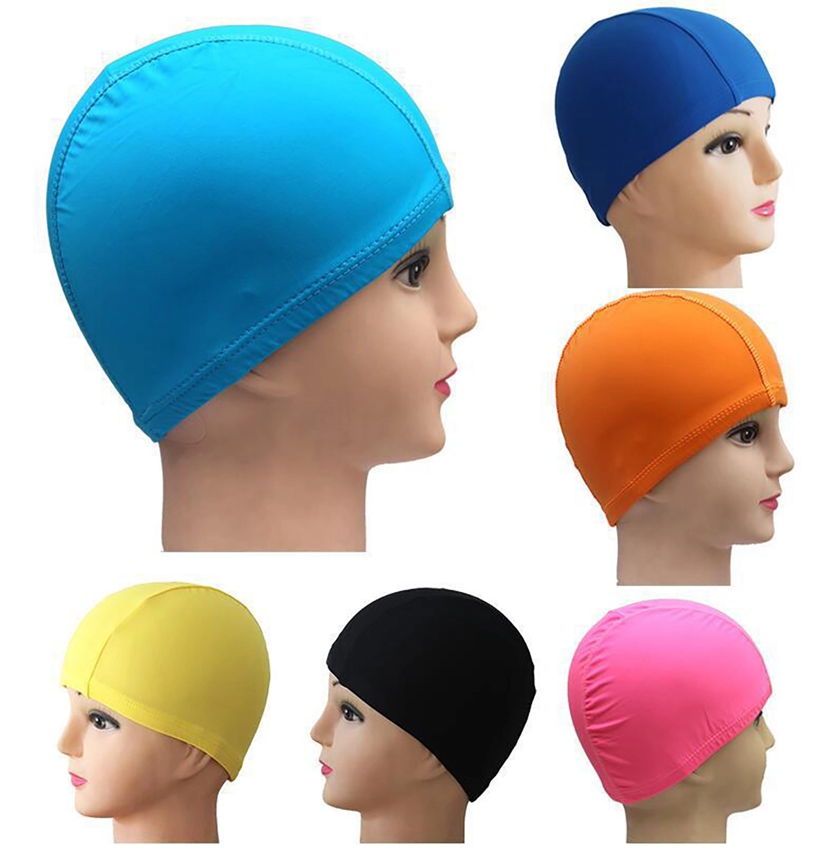 High Elastic Nylon Swimming Cap 6
