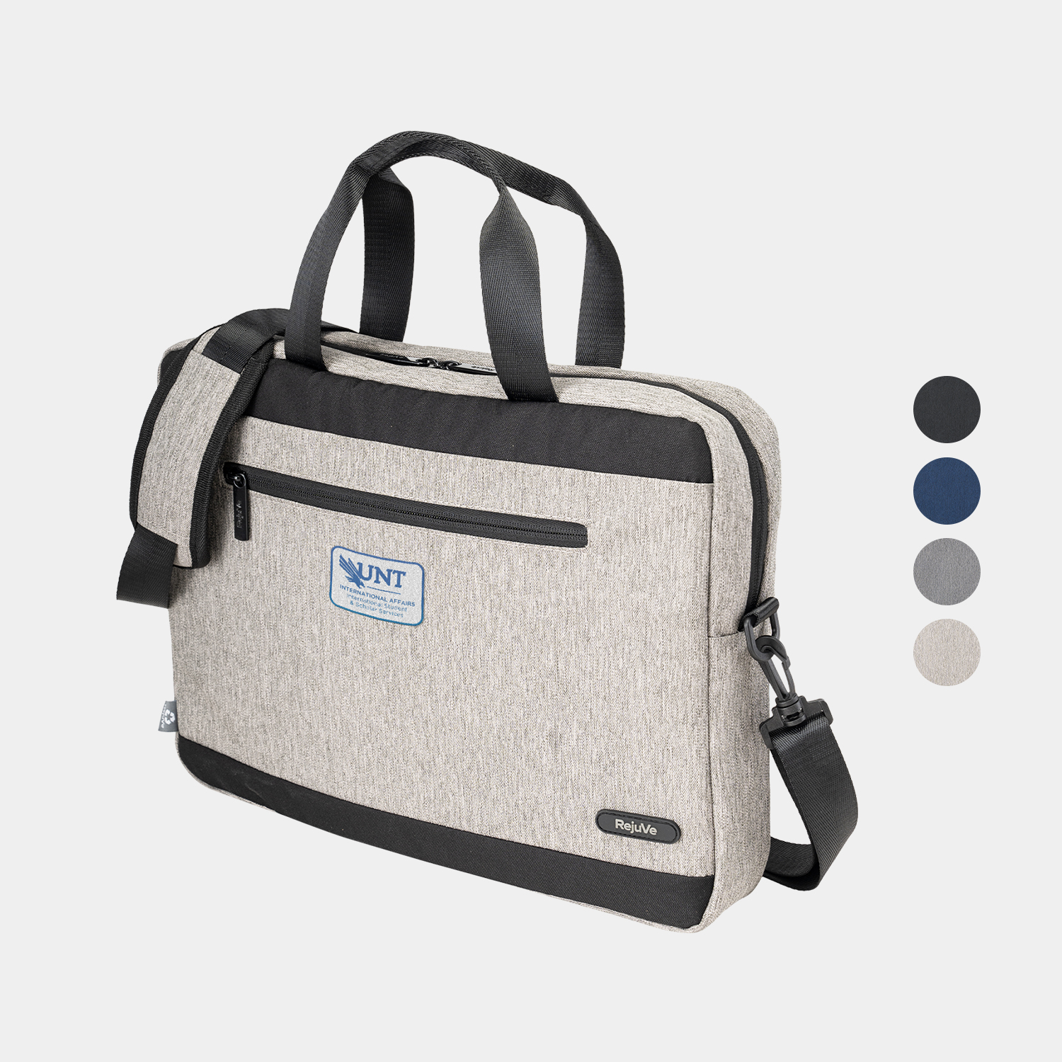 RejuVe® MILANO Recycled Heather Executive Business 16" Laptop Brief Bag 4