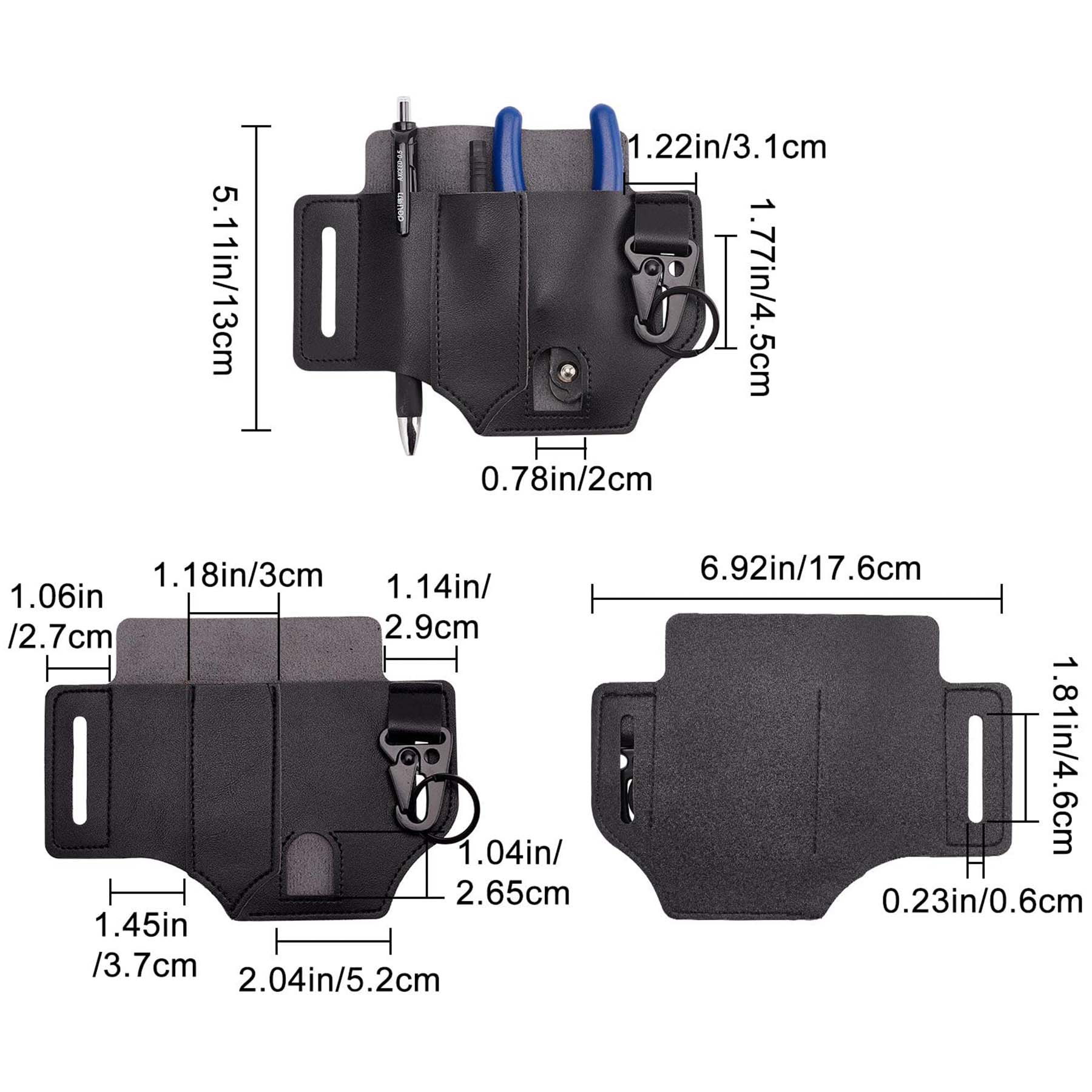 Leather EDC Pocket Organizer 2
