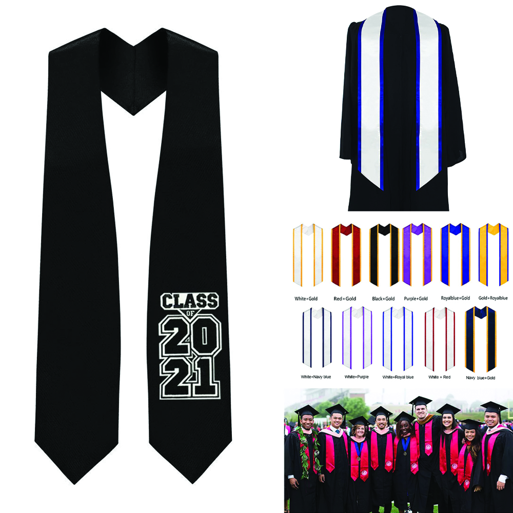 Honorary Graduation Stole - Full-Color Sublimation 60" 27