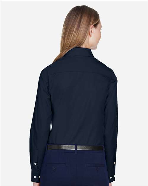 Women's Crown Collection® Broadcloth Woven Dress Shirt - D620W 29