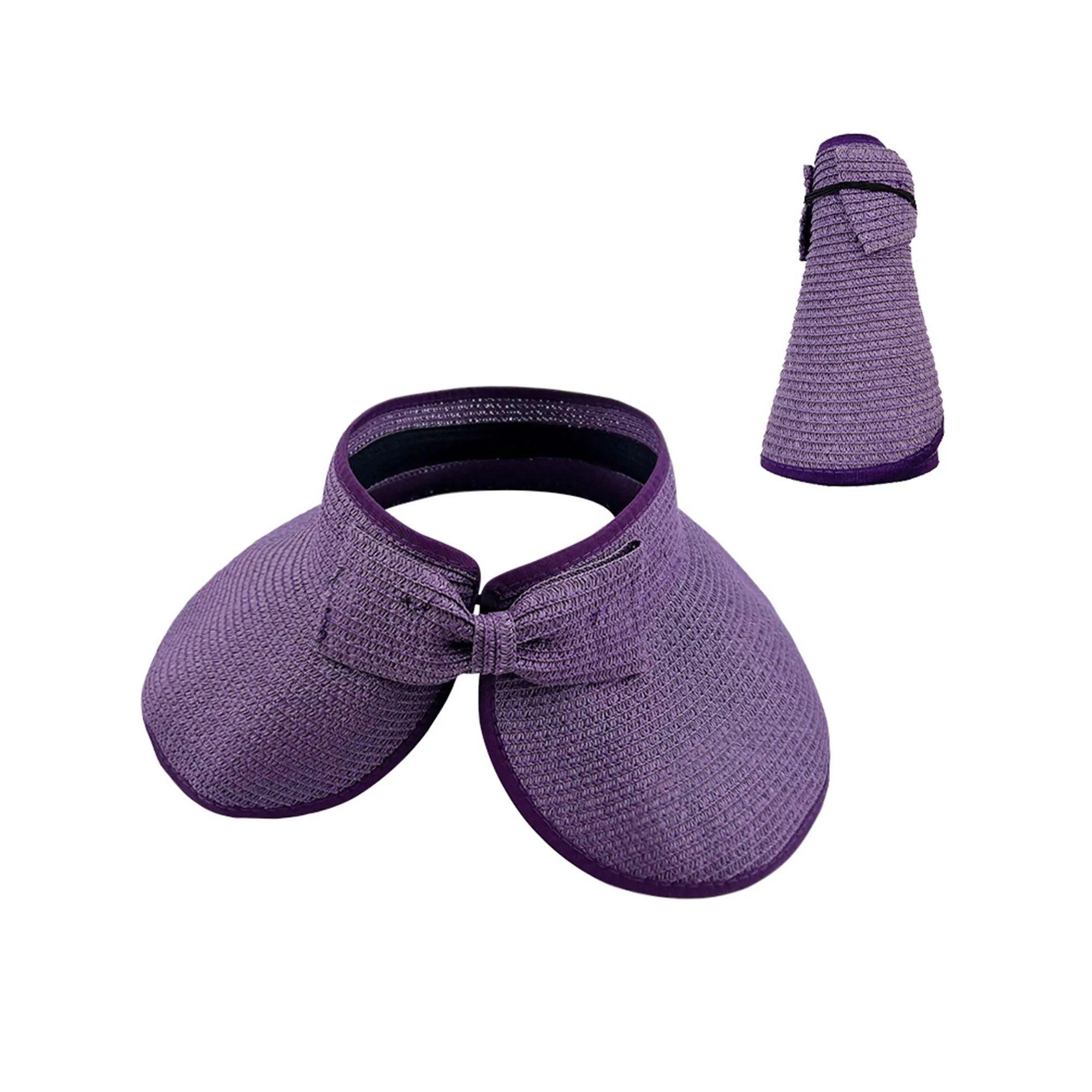 Foldable Beach Sun Straw Hat Outdoor Caps 2