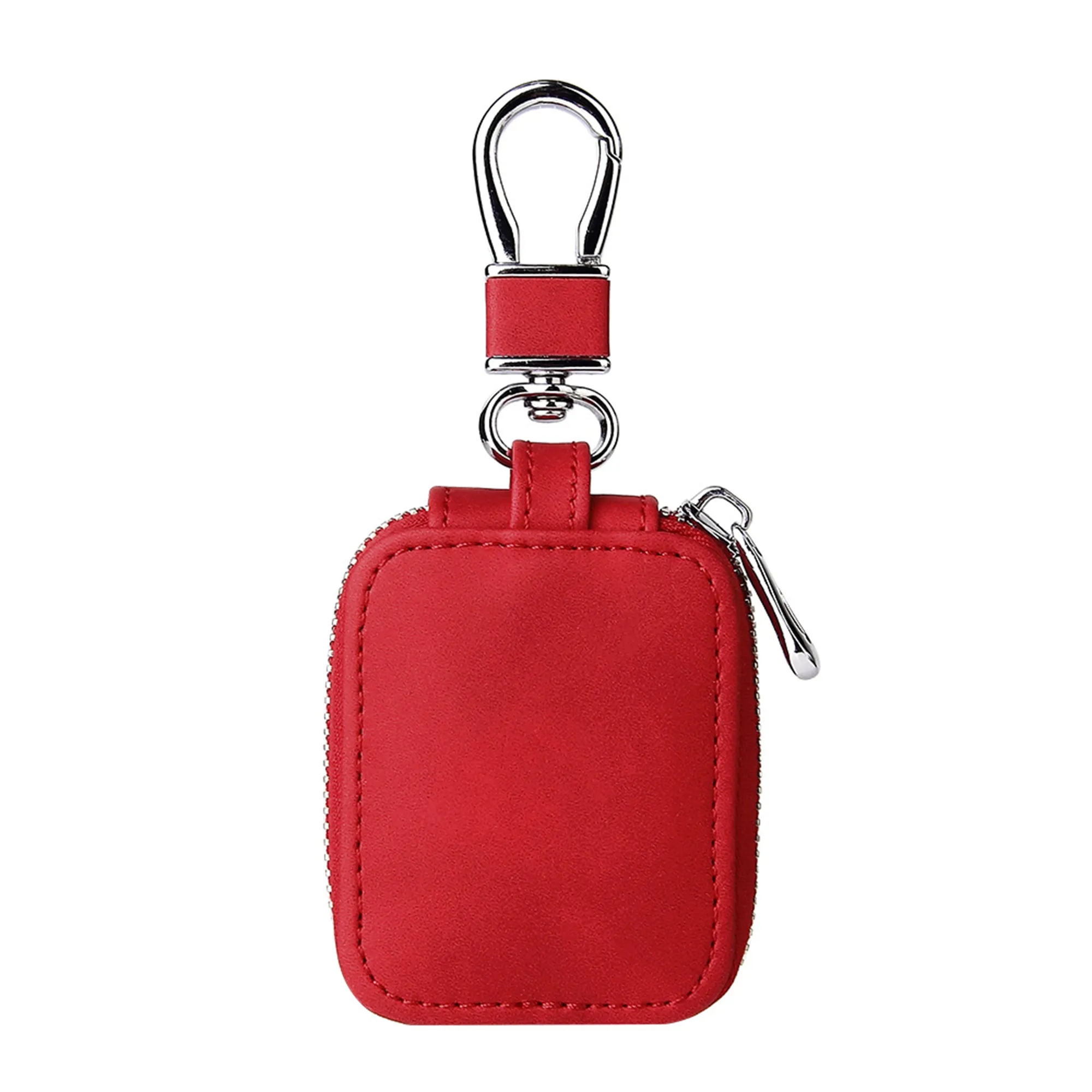 Compact Leather Storage Case with Metal Clasp 2
