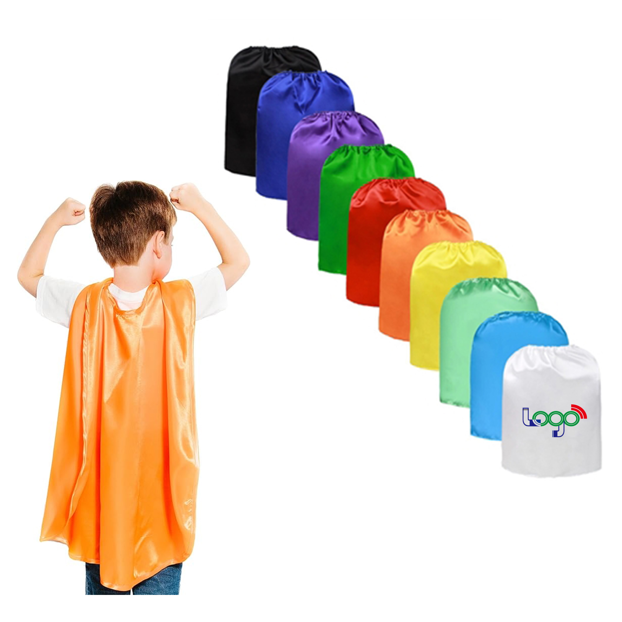 Child Satin Hero Cape 1