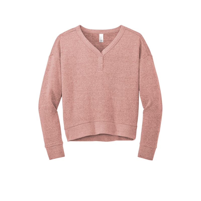 District Women's Perfect Tri Fleece V-Neck Sweatshirt 10