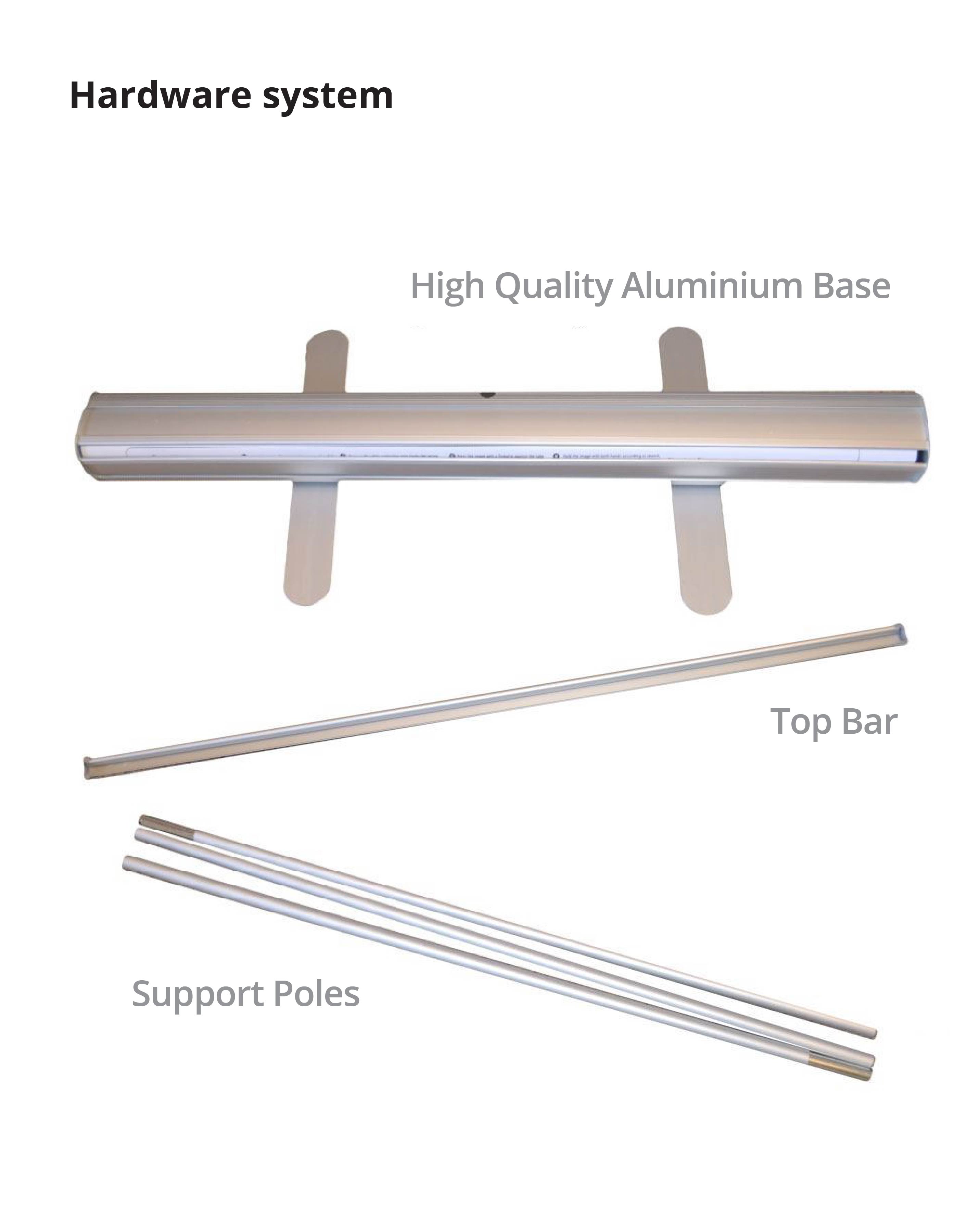 Banner Standard Retractable Stand Single Sided (33" x 81") 3