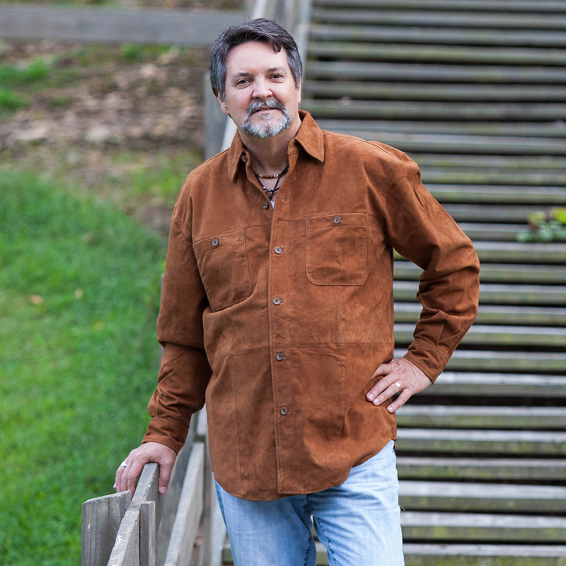 Men's Long Sleeve Italian Suede Over Shirt 2