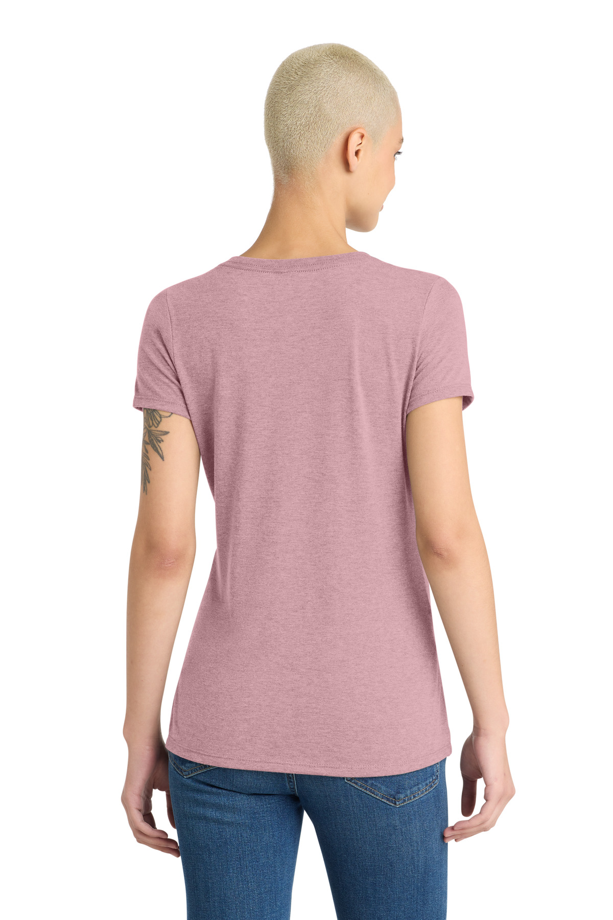 District Women's Perfect Tri V-Neck Tee. DM1350L 149