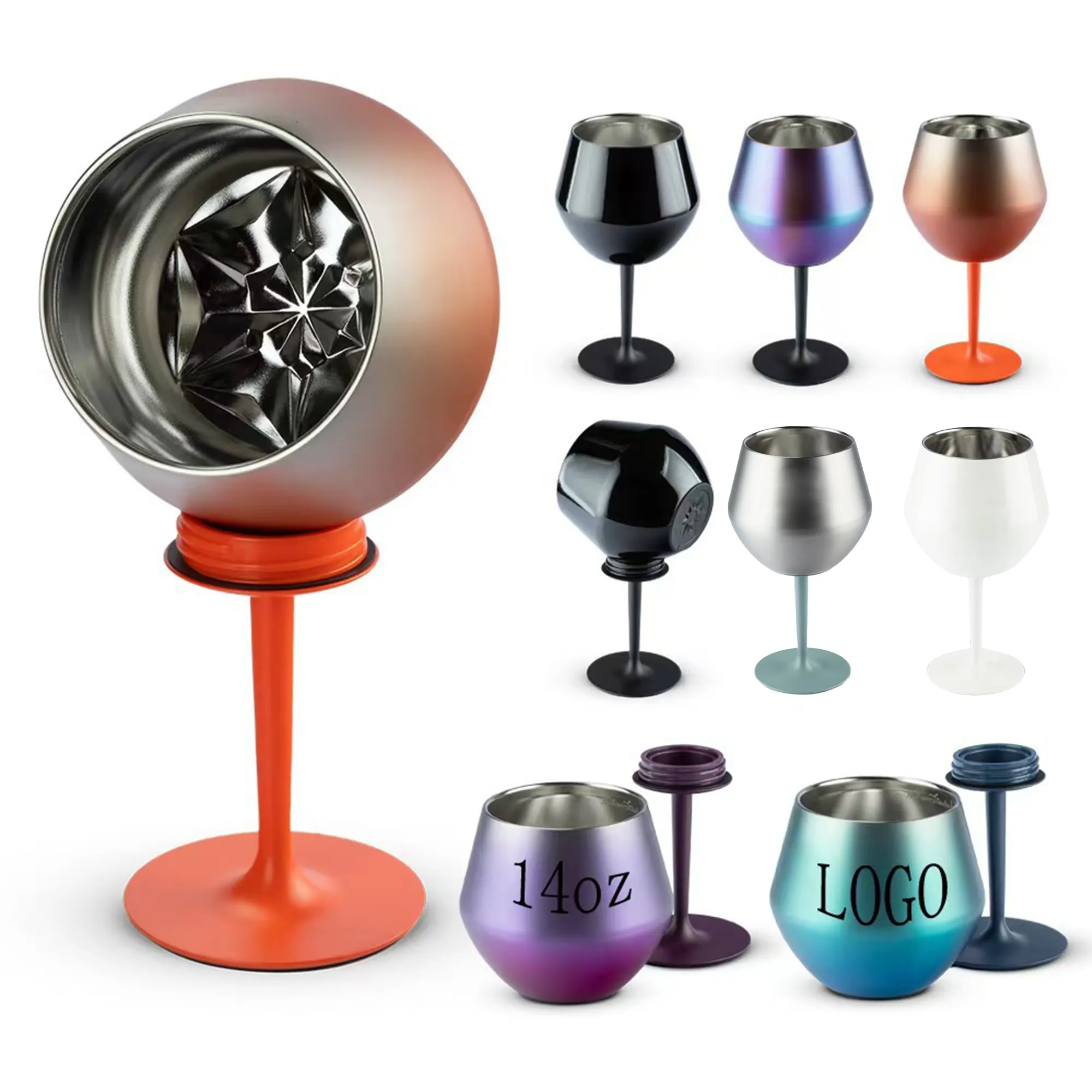 MOQ20 Elegant Detachable Goblet/Coffee Cup 1