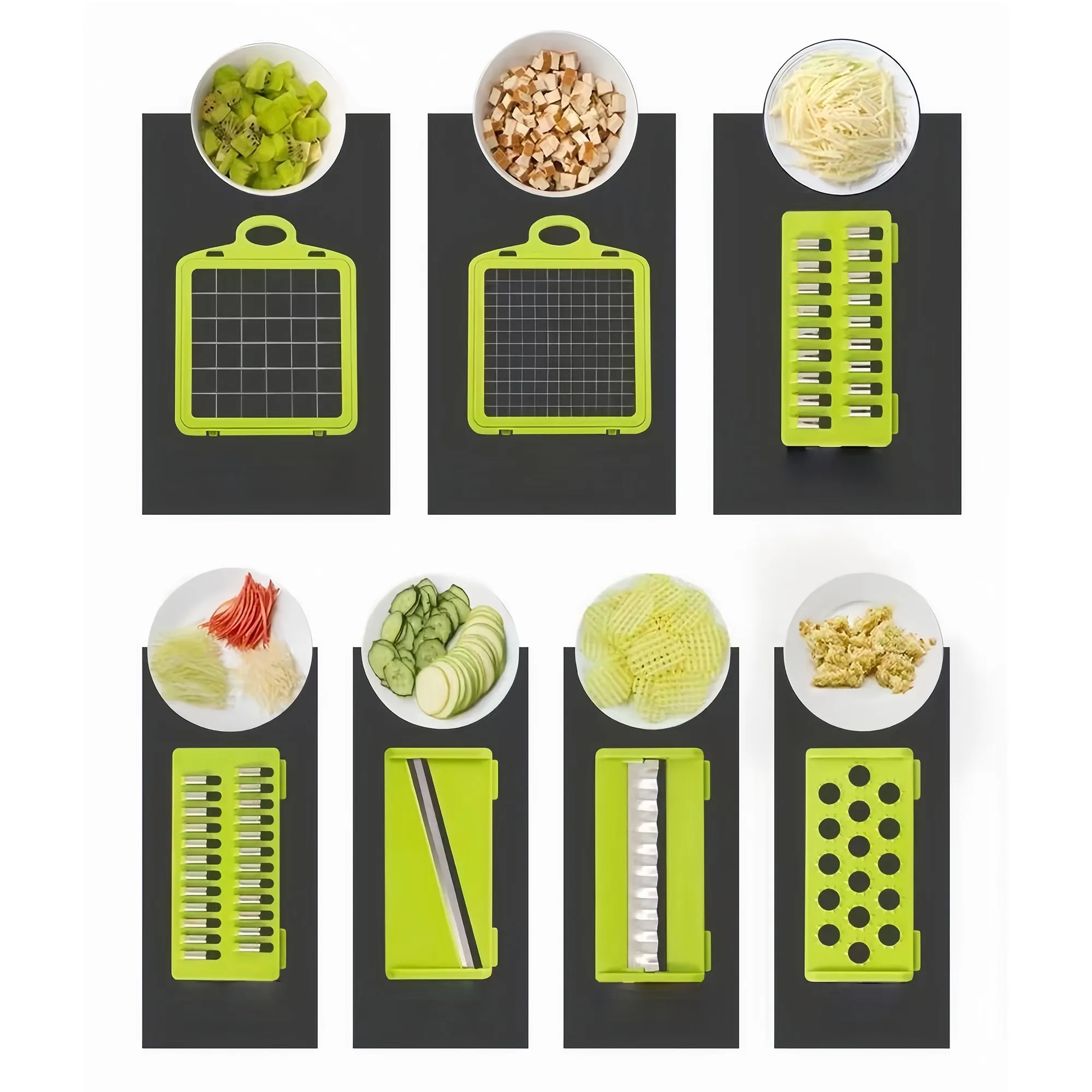 16-piece Set Mandoline Slicer Vegetable Chopper 8