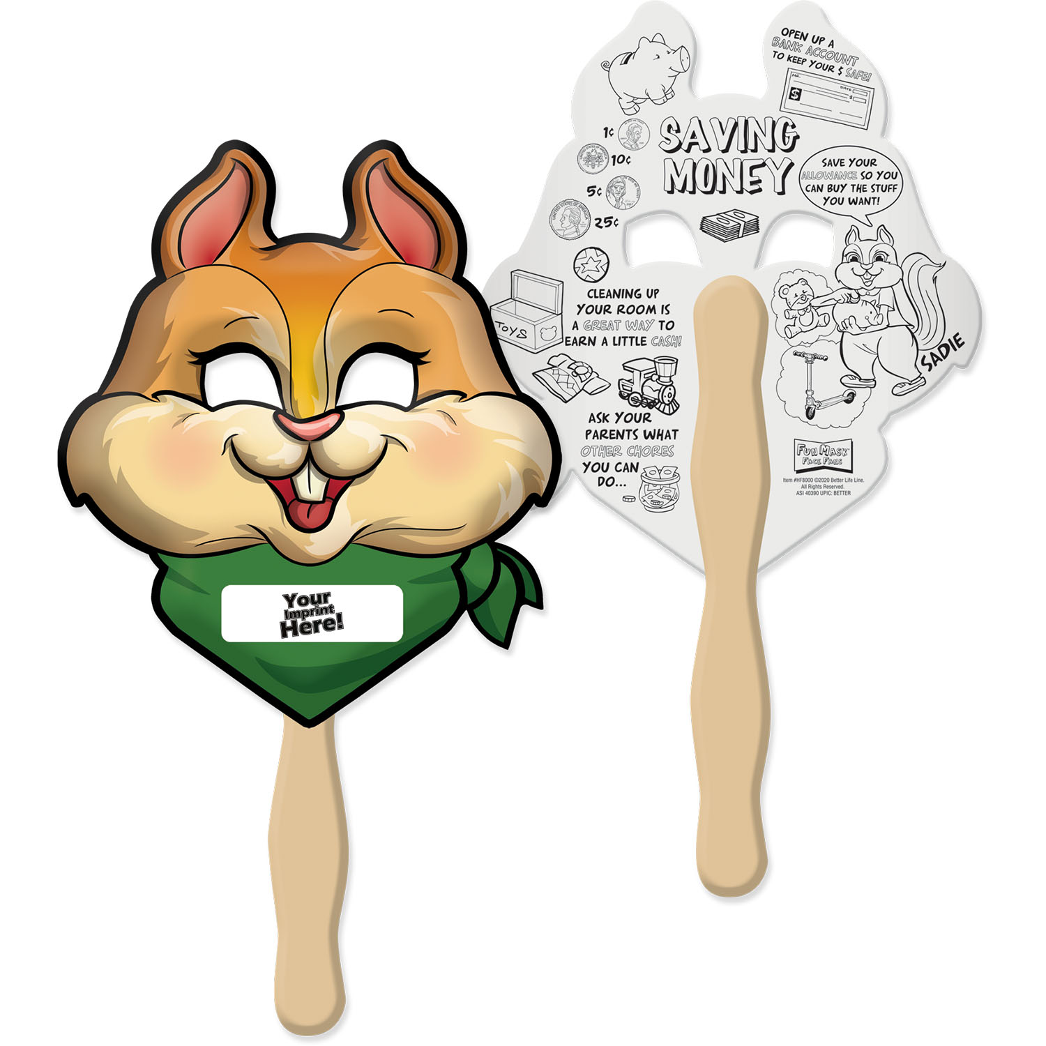 Fun Mask Face Fan 5