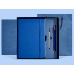 200 Pages PU Leather Personalized A5 Journal Notebook Set with Pen & Box 14