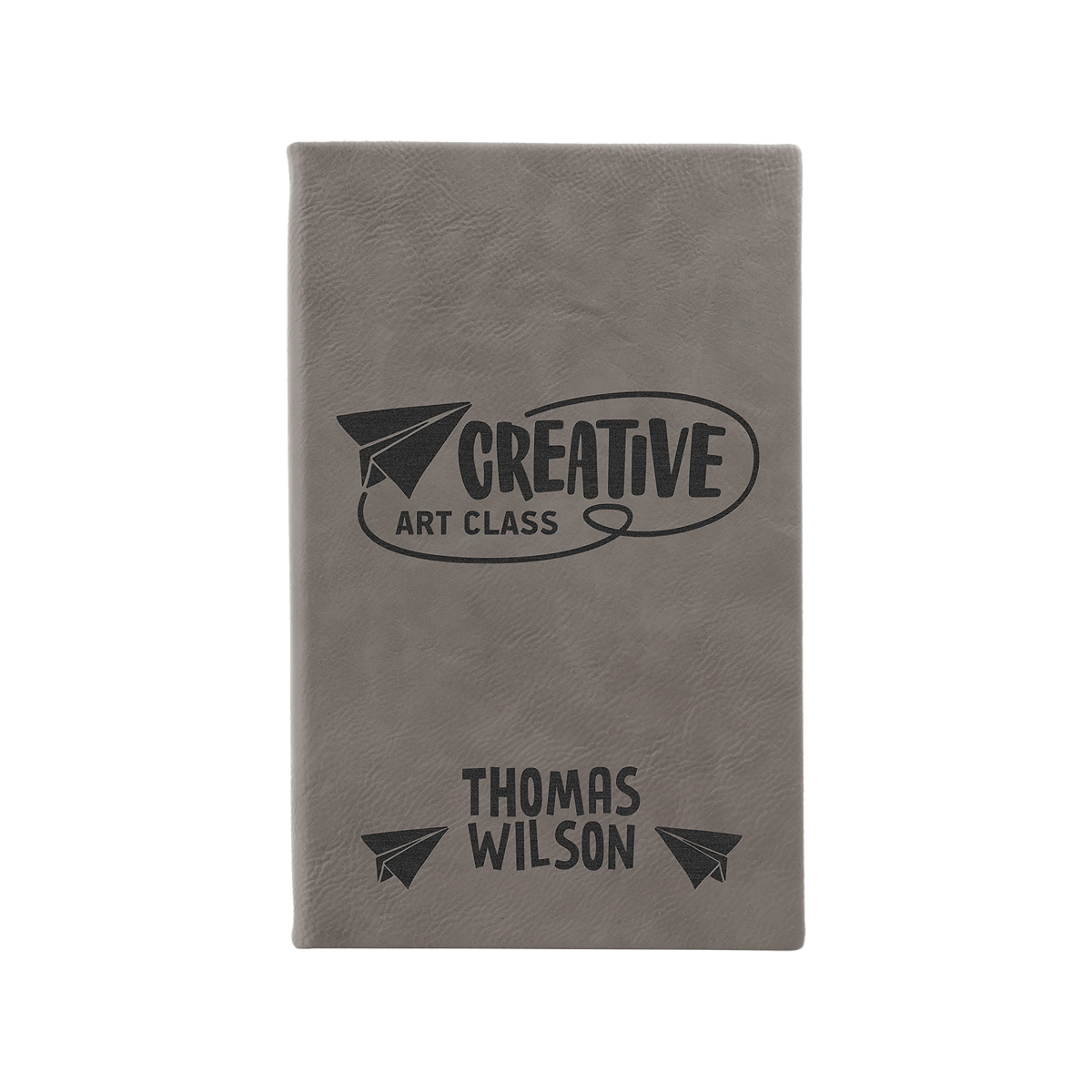 5" x 8" Gray Leatherette Sketch Book