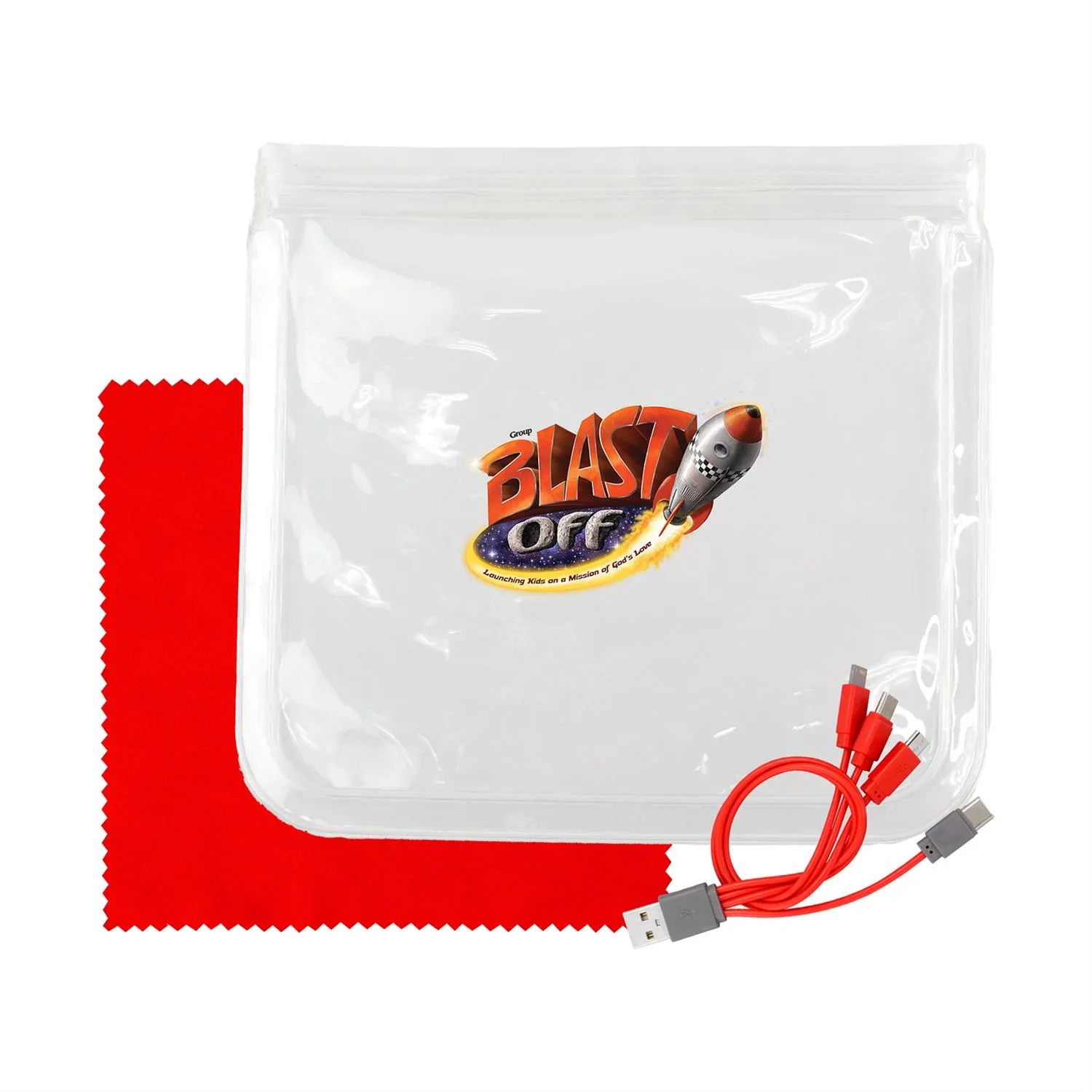 Clear Cable & Cloth Set 14