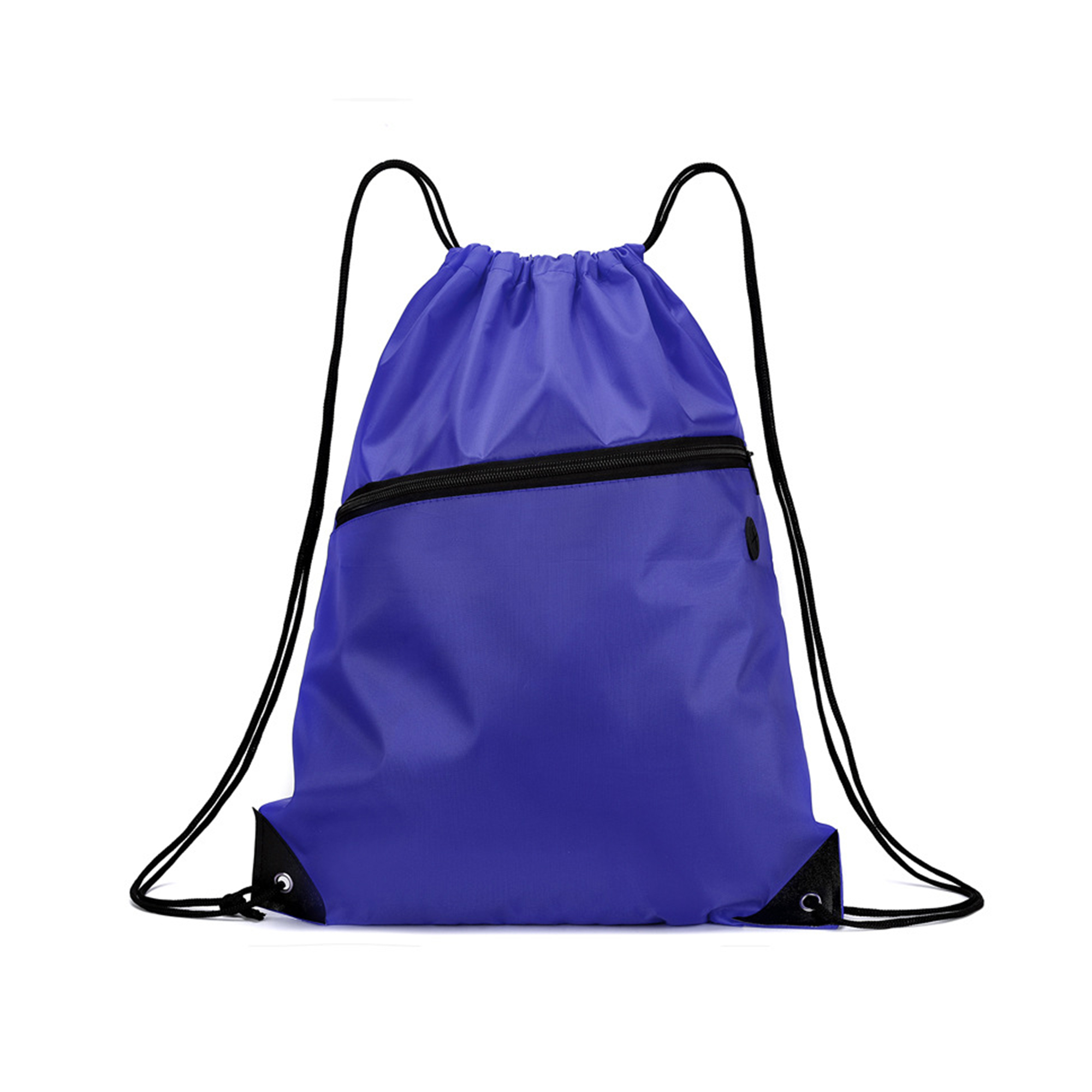 Polyester Drawstring Backpack With Zipper Pocket 19