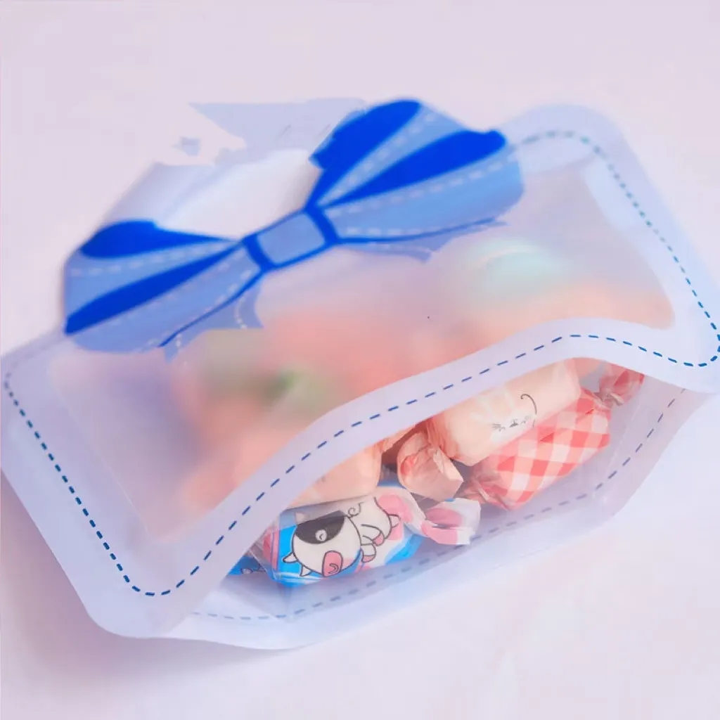 Bow portable packaging baked cookies and snacks sealed bag 2