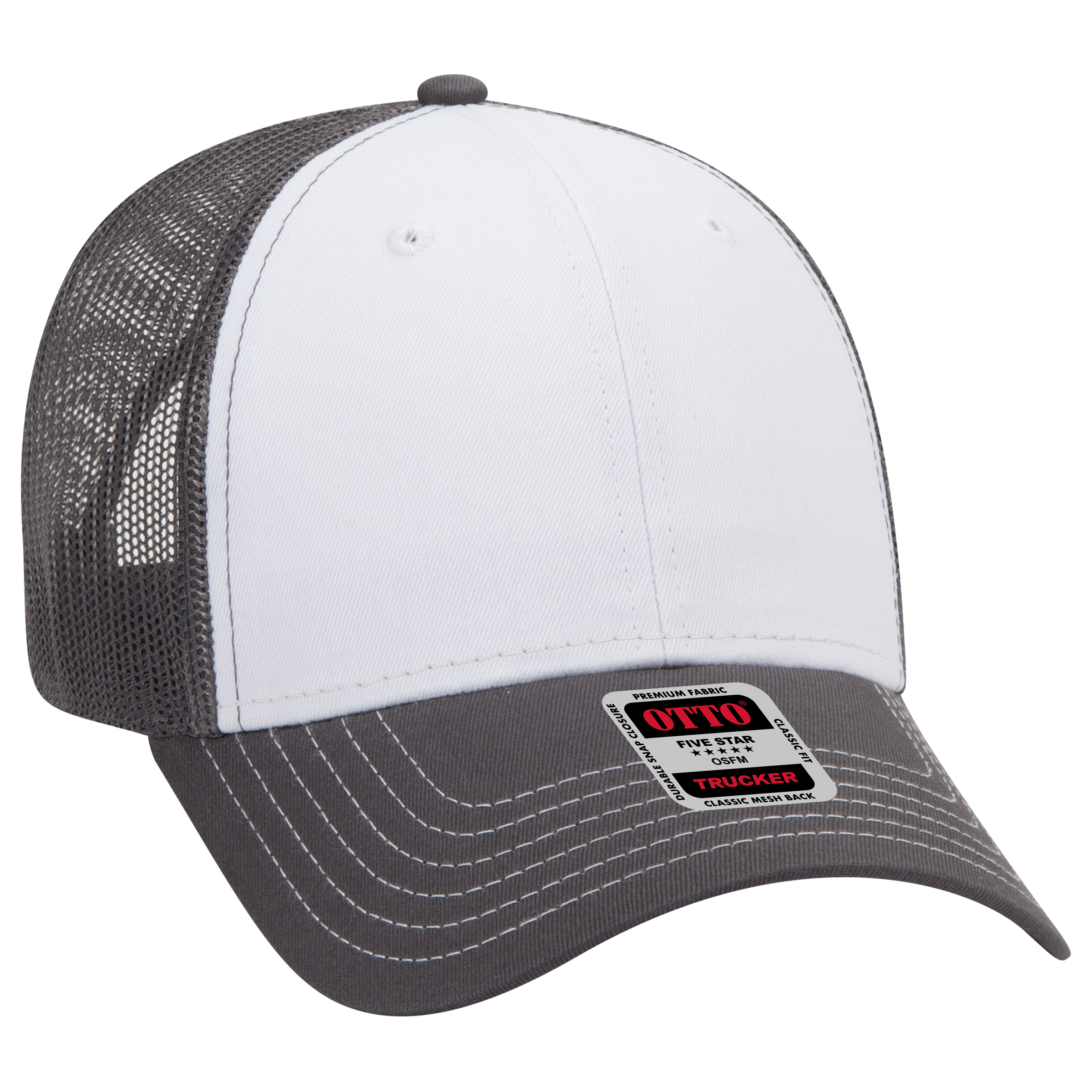 OTTO CAP® 6 Panel Low Profile Mesh Back Trucker Hat 54