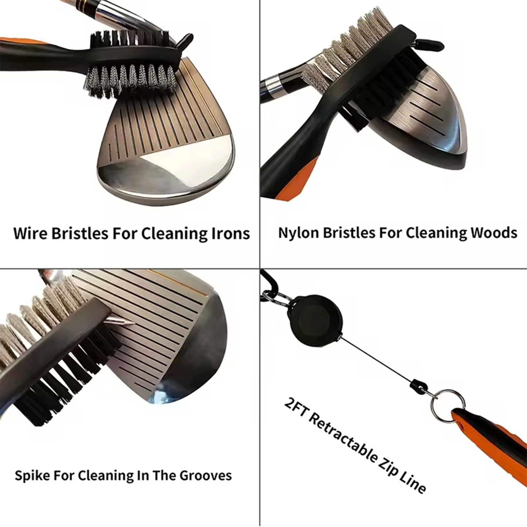 Golf Club Brush Groove Cleaner 4