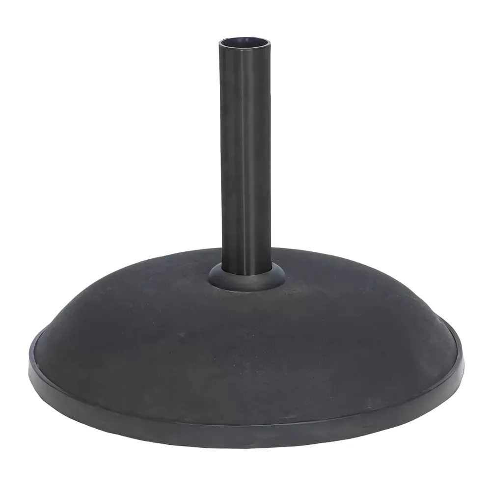 Concrete Black Umbrella Base 1