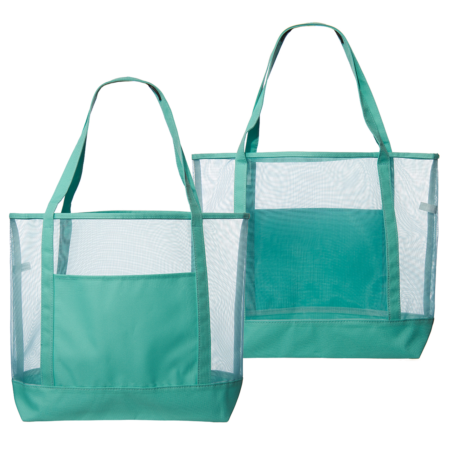 Mesh Beach Tote Bag, custom tote bag with logo imprint 6