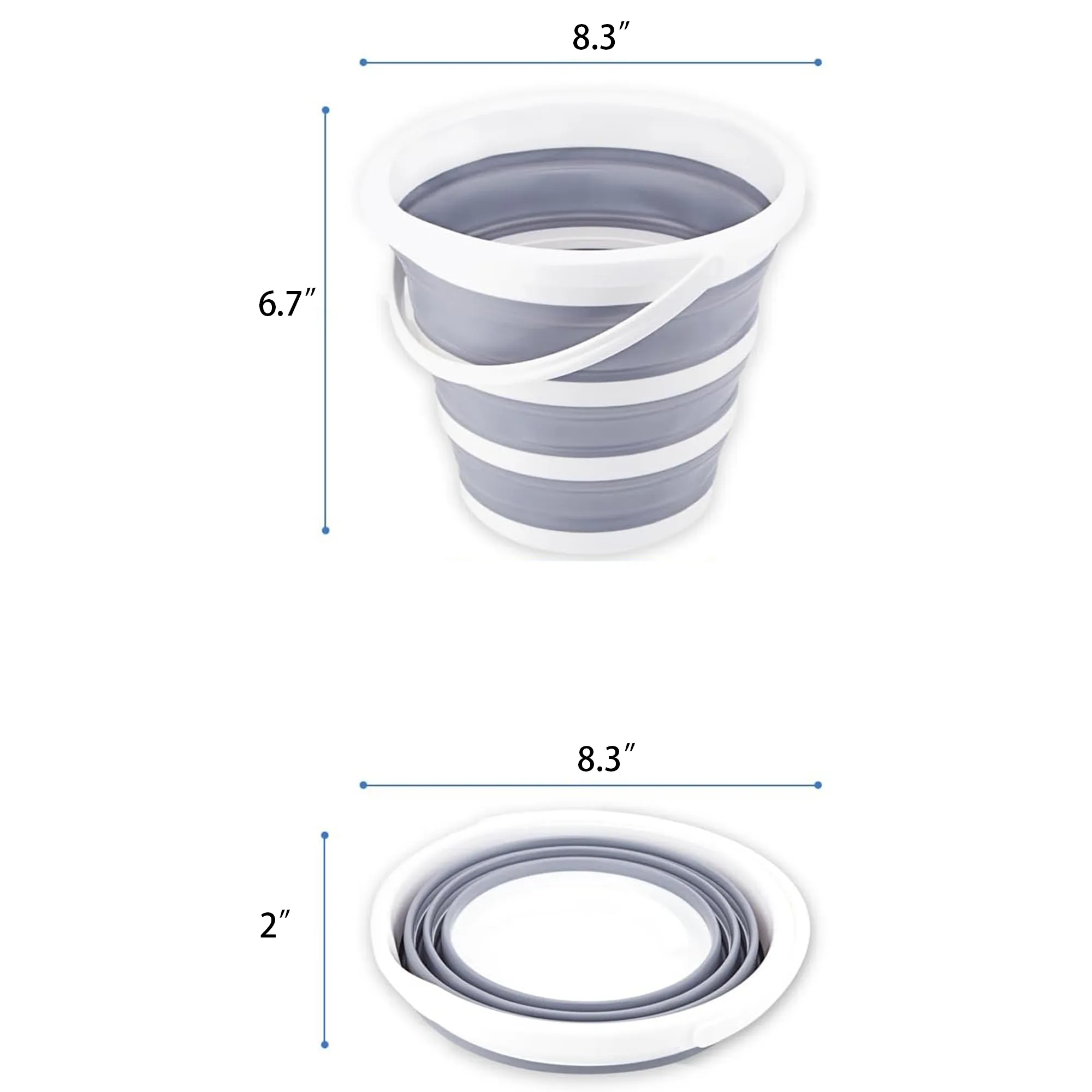 1000 oz. Portable Collapsible Bucket 2