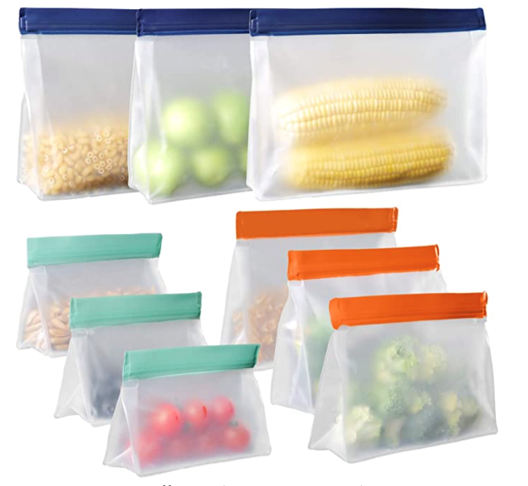 Silicone Food Grade Reusable Storage Bag 1