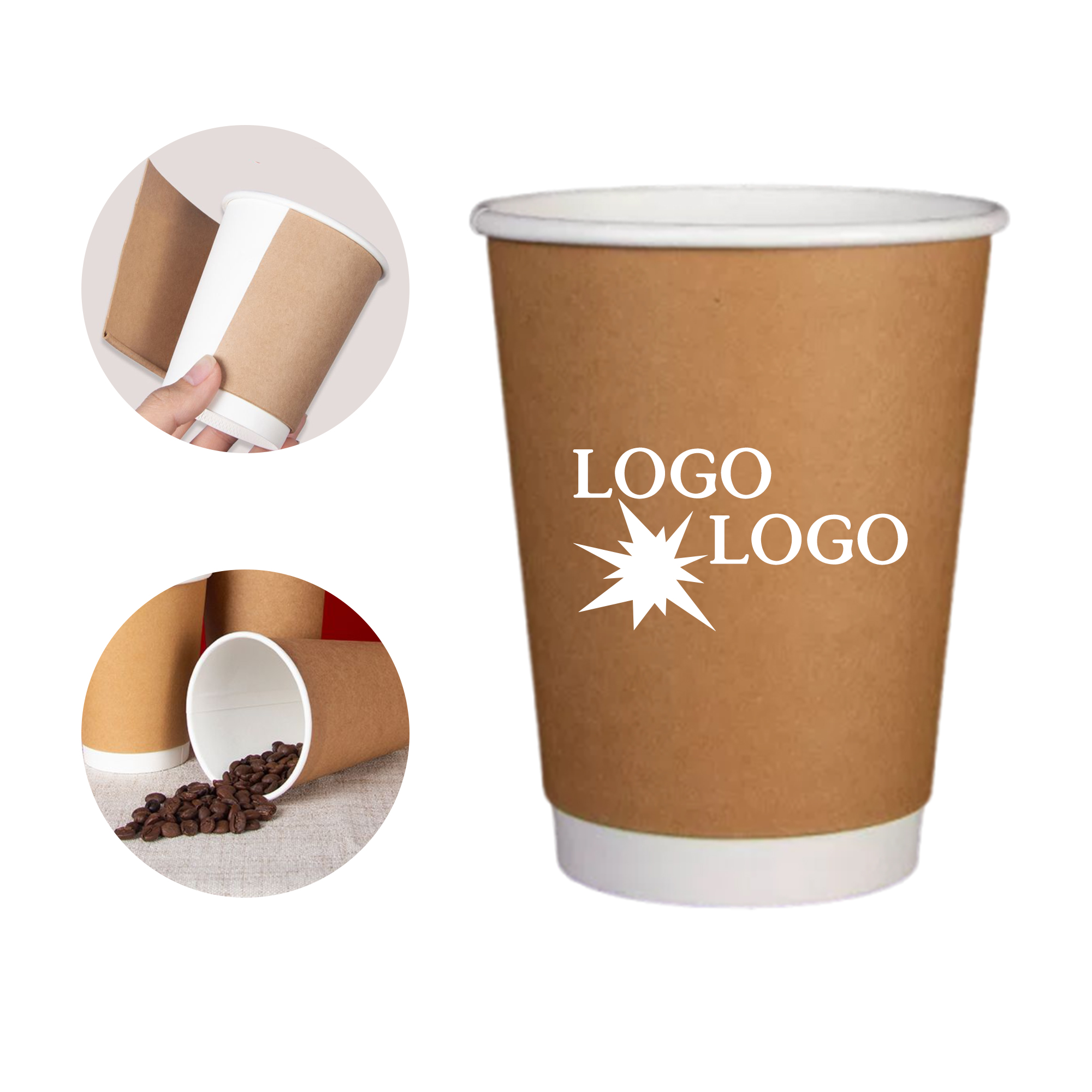 12oz Double-Wall Paper Hot Cup 3