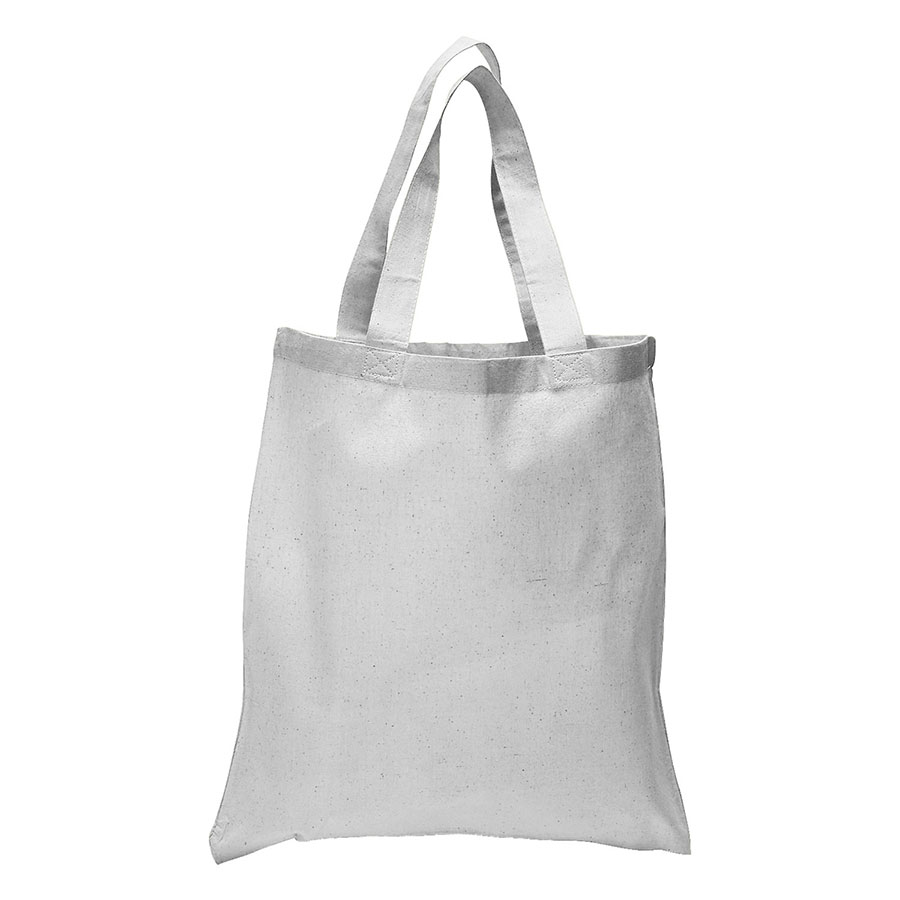 Value 6 oz Cotton Canvas Tote Bag - 15"W x 16"H x 21"Handle 13