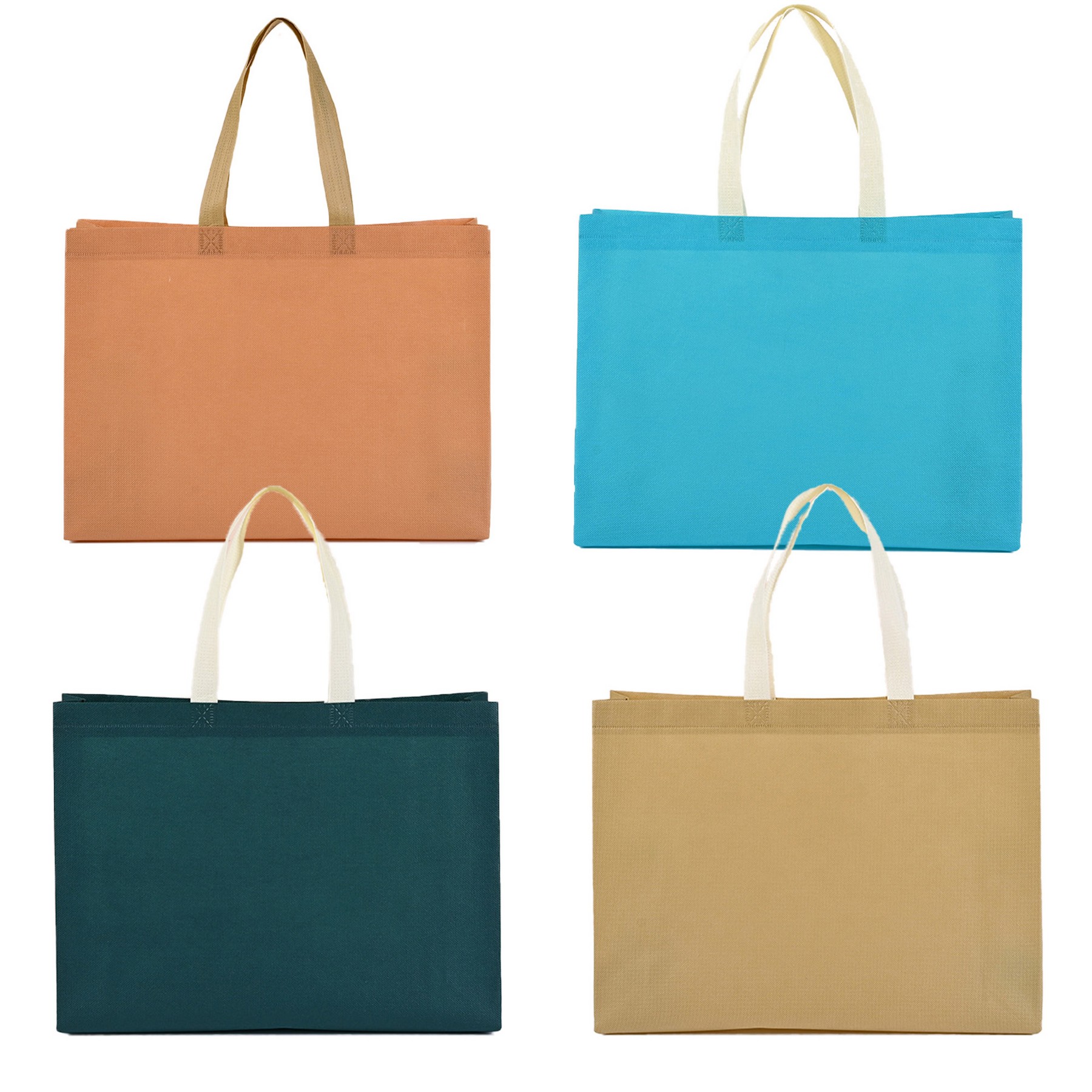 Color Blocking Fashion Shopping Bag 2