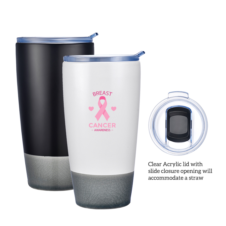12 oz. Two-tone Double Wall Stoneware Tumbler w/Gift box 4