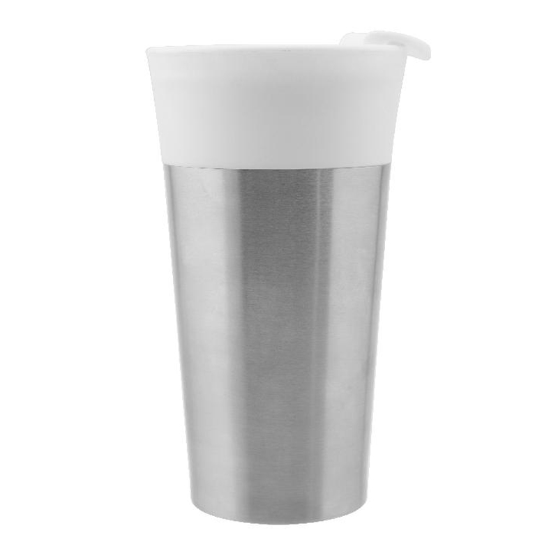 16 Oz. iPosh Stainless Steel Tumbler (White)