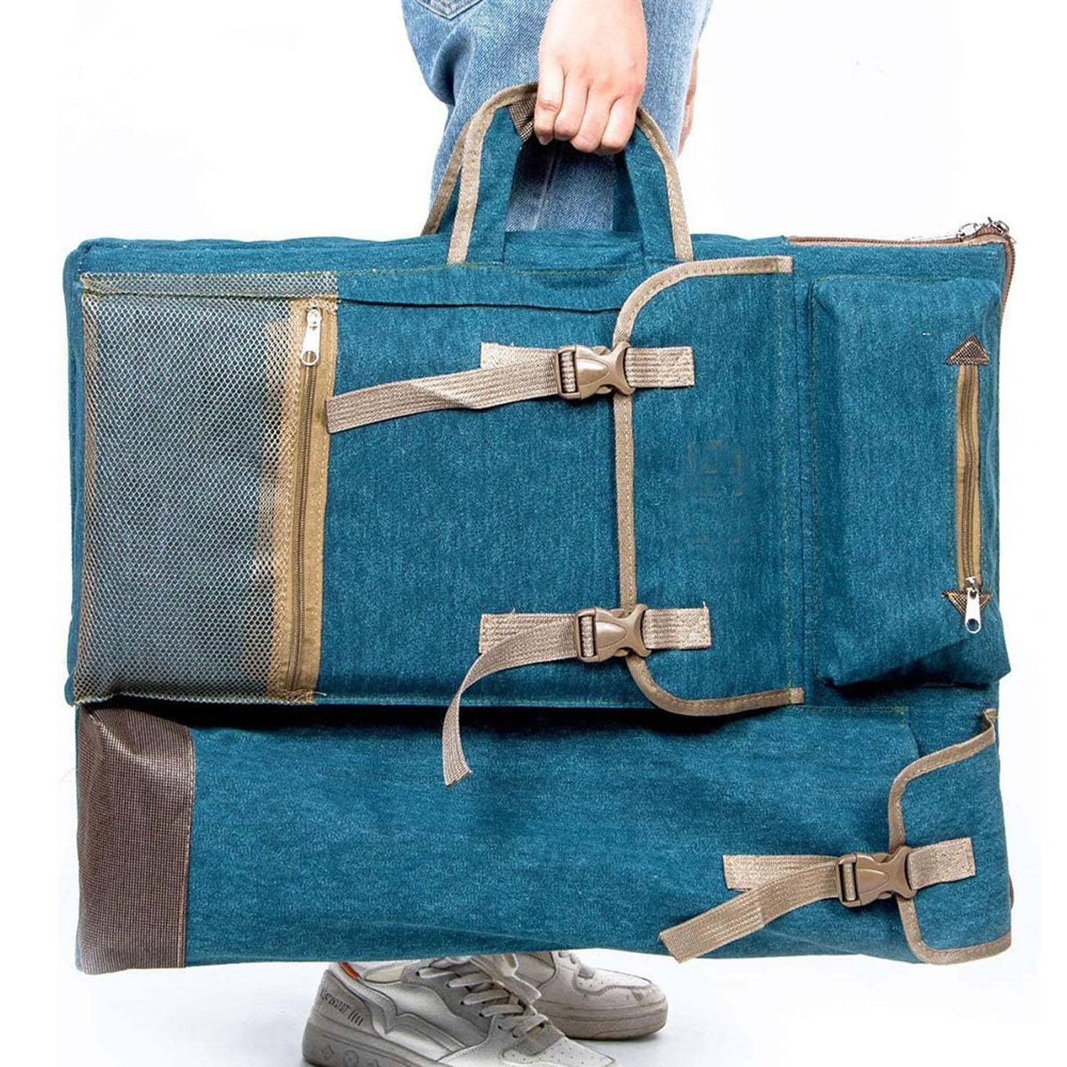 Art Portfolio Case Artist Backpack Canvas Bag 5