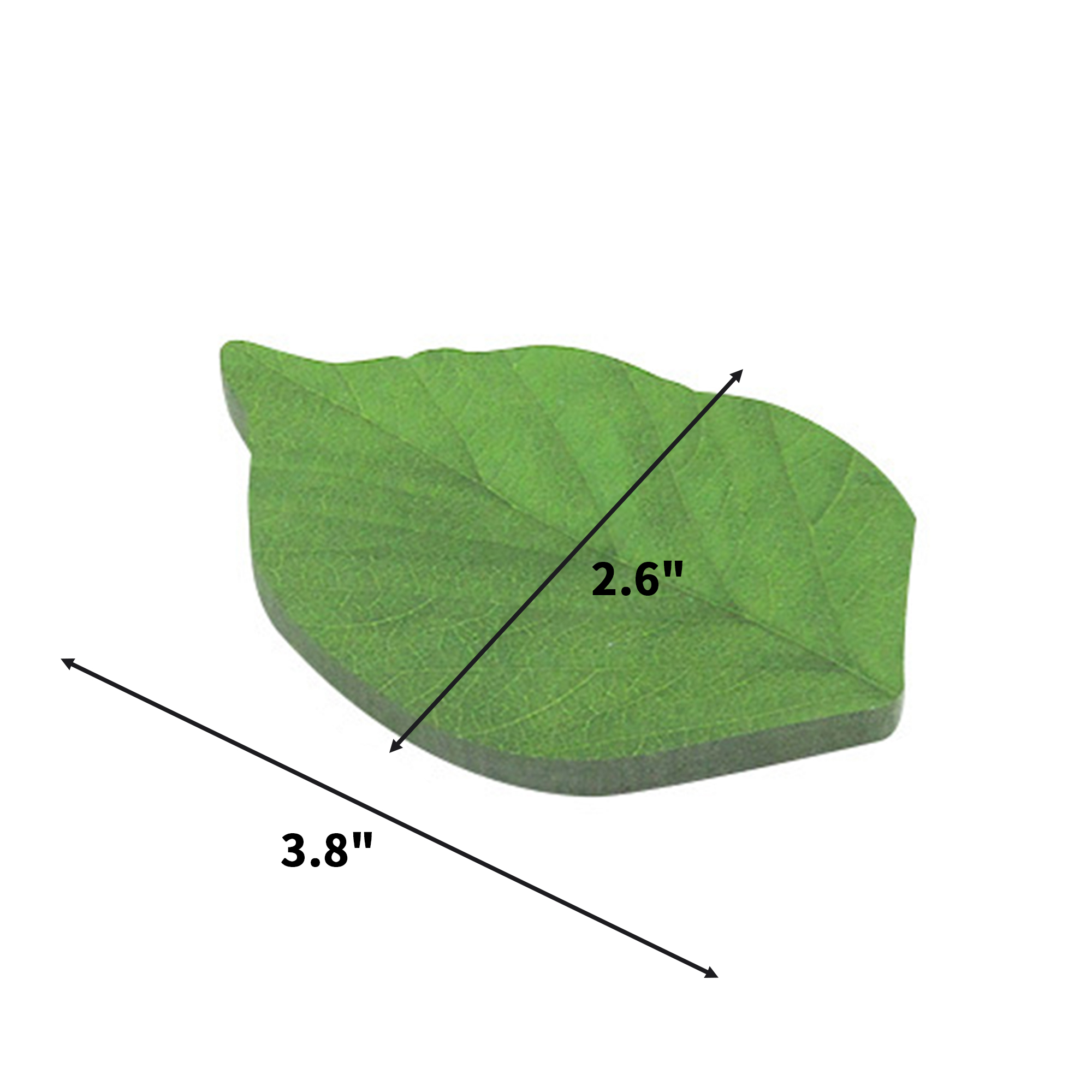 Leaf Shape Sticky Note Pad 2.6" x 3.8" 3