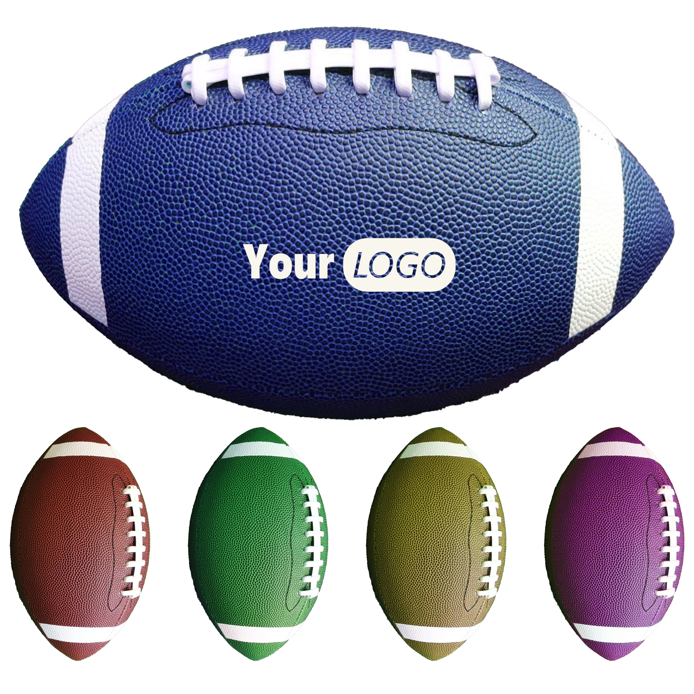 Pu Durable Custom Logo Football For Team Spirit And Branding 1