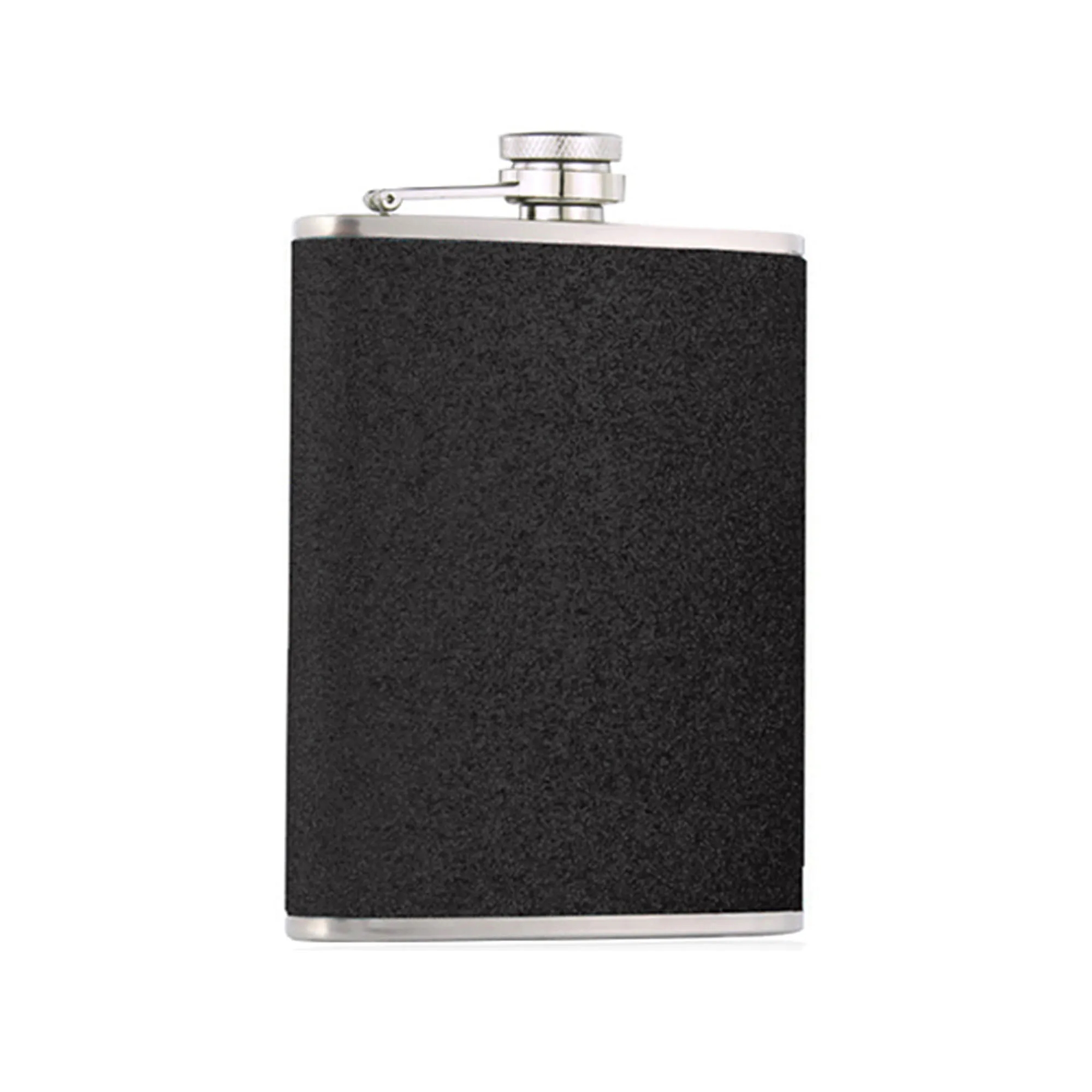 8OZ Shiny Stainless Steel Vodka Flask With Funnel 4