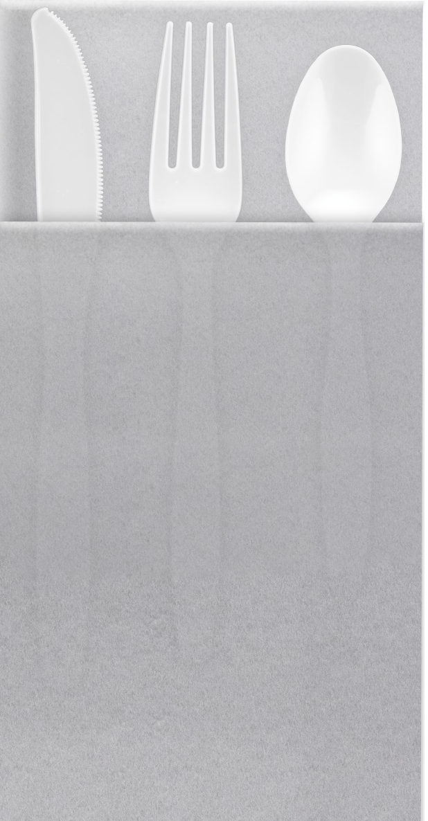 Almost Linen Pocket Napkin - White - Digital 2