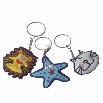 1.5" PVC Key Tag - in 3D 1