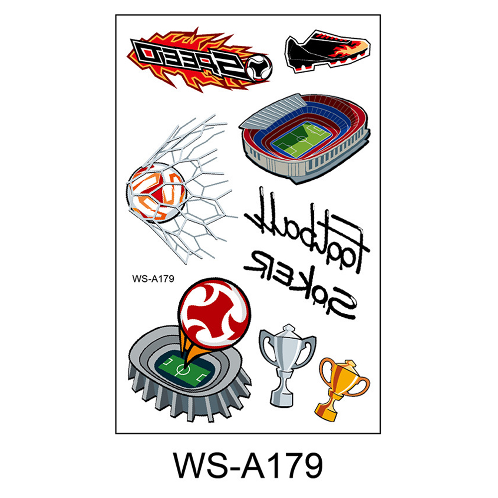Qatar World Cup Football Fan Tattoo Sticker 4