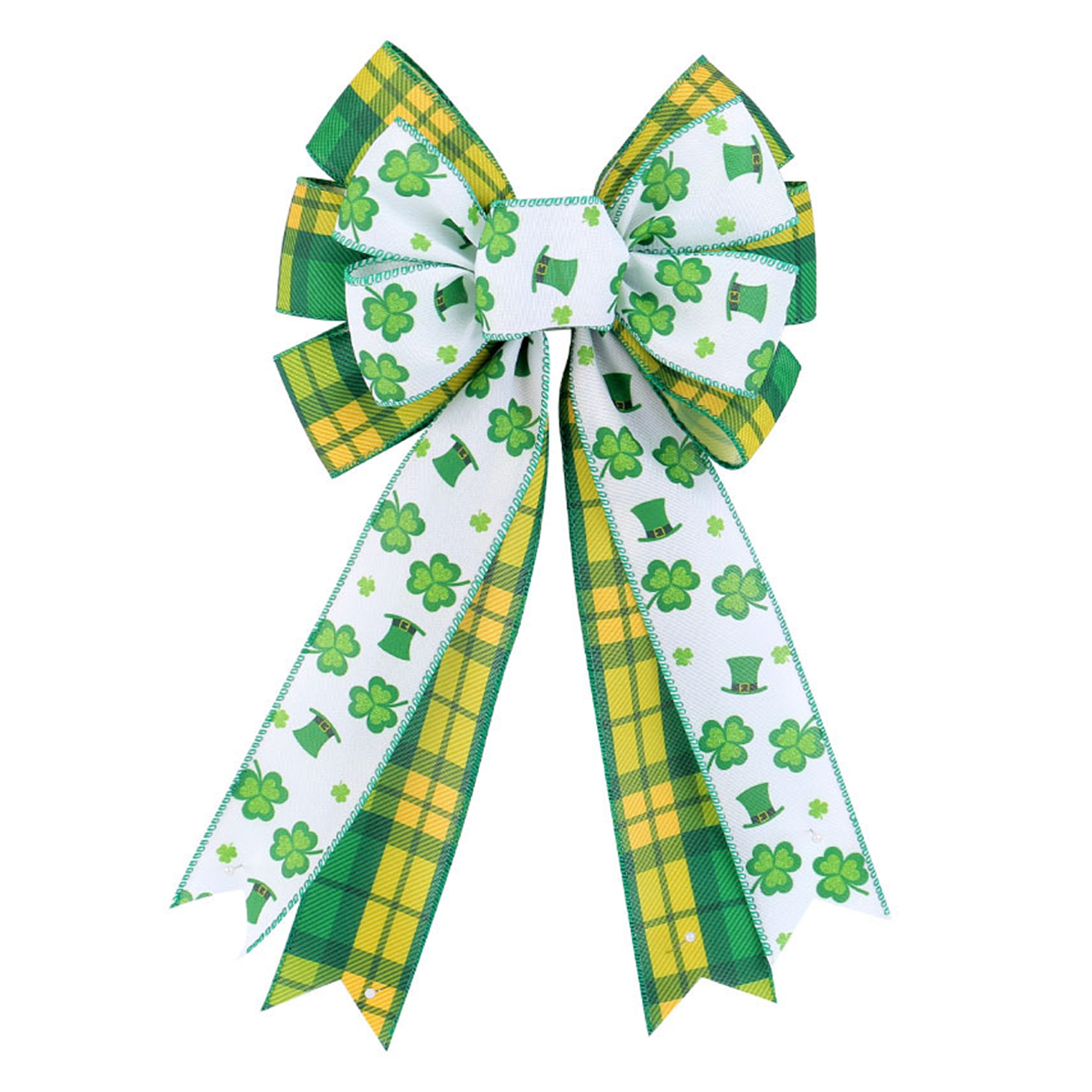 St. Patrick's Day Clover Bow Decoration 2
