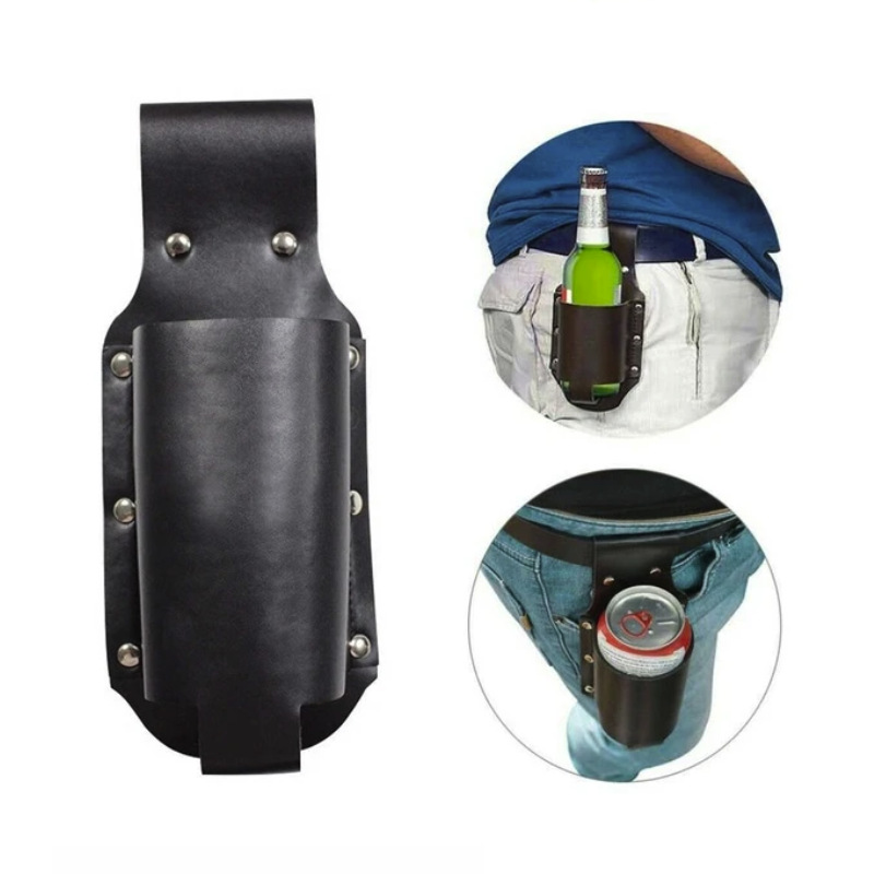 PU Leather Beer Holster 2
