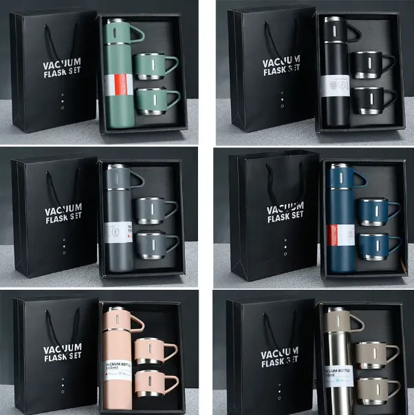 Corporate Business Vacuum Flask Mug Set 7