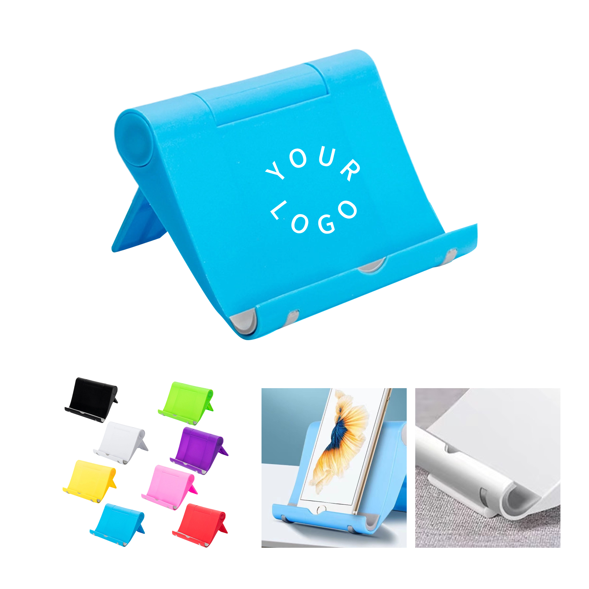 Portable Folding Cell Phone Stand With Rubber Pad Protection 9