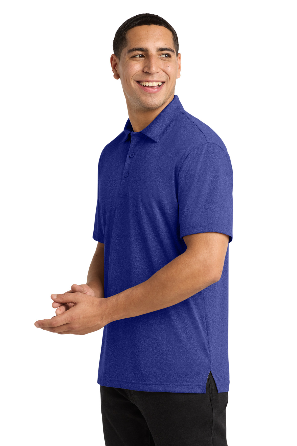 Sport-Tek Heather Contender Polo. ST660 48