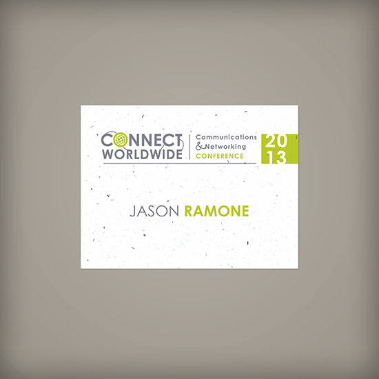 Single-Sided 4 x 3" Seed Paper Name Tags 2