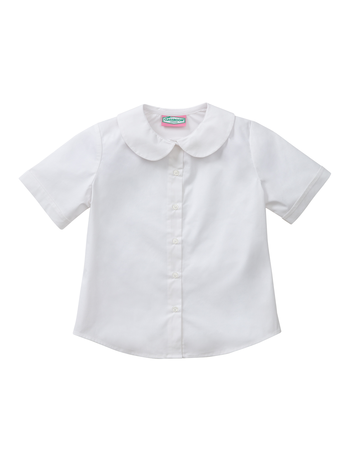 Classroom Uniforms - Girls' Short Sleeve Peter Pan Blouse 1