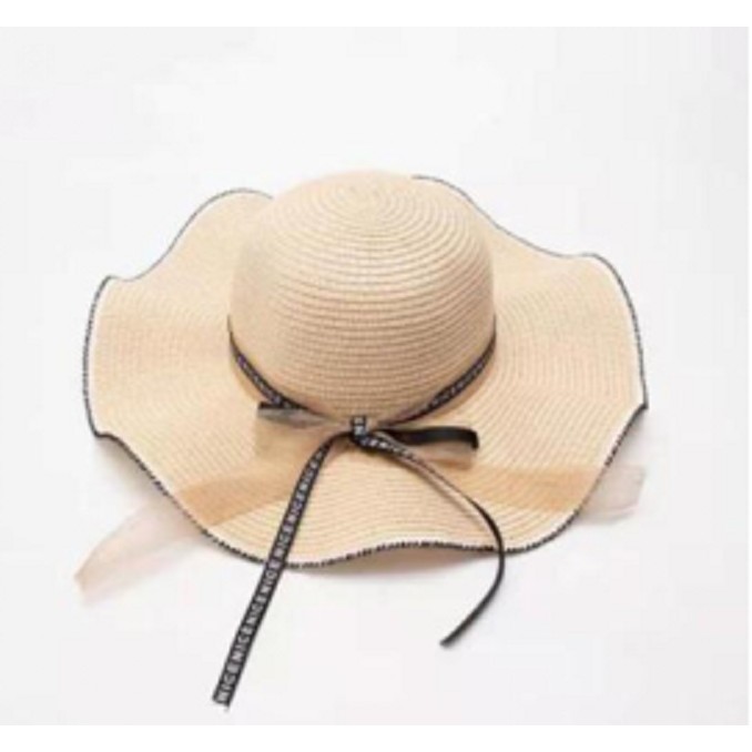 Female summer beach straw hat Korean 1