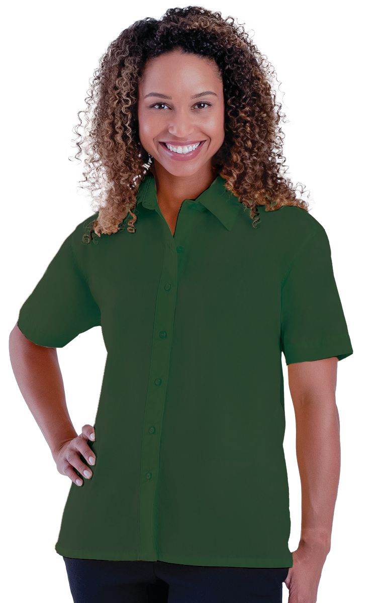 Ladies' Short-Sleeve Value Poplin Shirt 27
