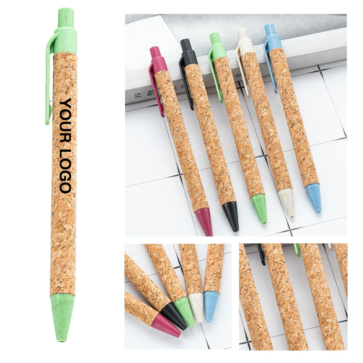 Refillable Aluminum Ballpoint Pen with Steel Nib 2