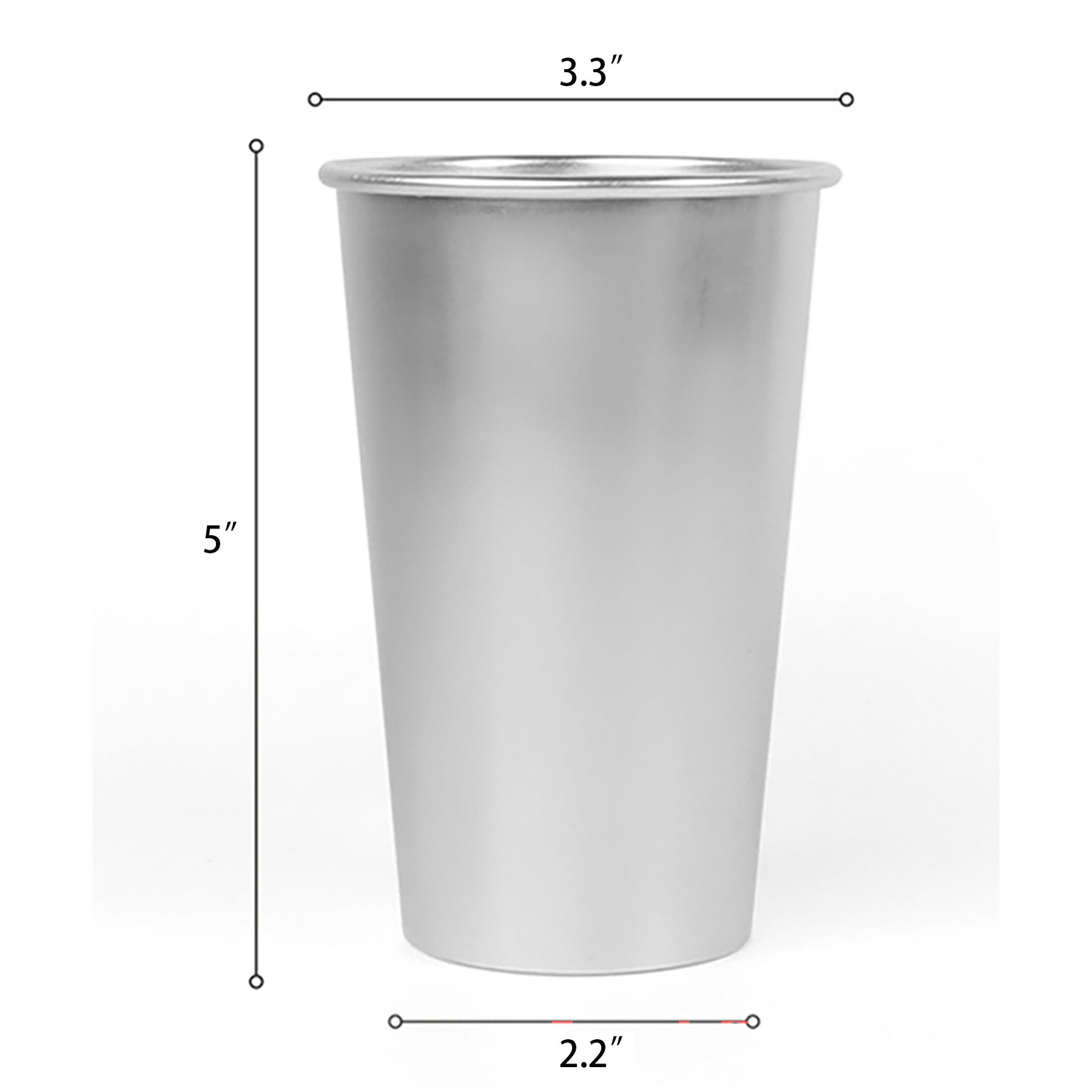 Color-changing Aluminum cup 1